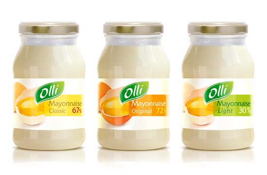 Mayonnaise “Classic 67%”, “Original 72%”, “Light 30%”