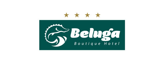 The Hotel Beluga logo. Version 03