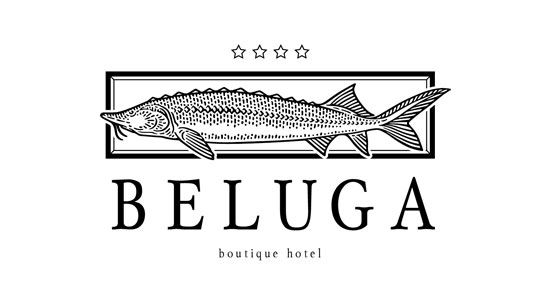 The Hotel Beluga logo. Version 06
